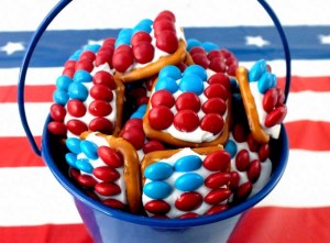 Patriot Pretzel bites